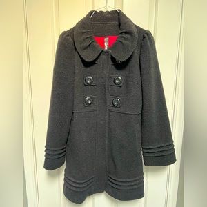 Gently used black coat purchases from Anthropology